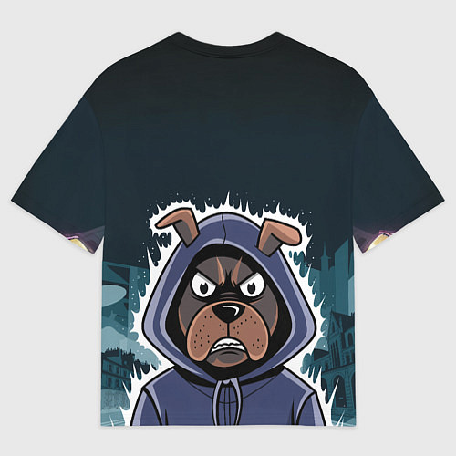 Мужская футболка оверсайз Свободу Павлу Дурову / 3D-принт – фото 2