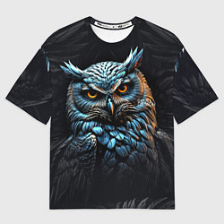 Мужская футболка оверсайз Rock owl