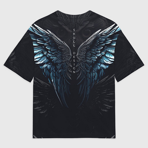 Мужская футболка оверсайз Rock owl / 3D-принт – фото 2