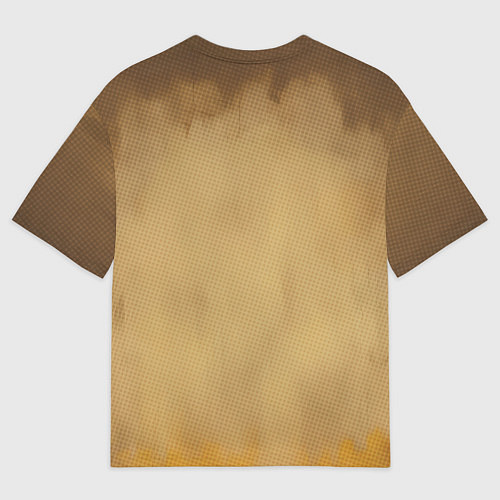 Мужская футболка оверсайз Тыквенный Джек в болотном худи / 3D-принт – фото 2