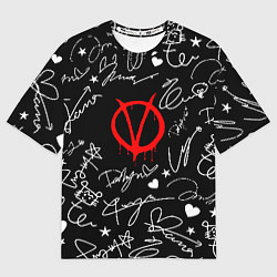 Мужская футболка оверсайз Vendeta bend