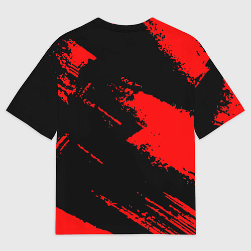 Мужская футболка оверсайз Манчестер Юнайтед фк / 3D-принт – фото 2