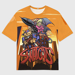 Футболка оверсайз мужская Коты быстрого реагирования, цвет: 3D-принт