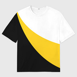 Мужская футболка оверсайз Сокрушу пред ним врагов его большой крест