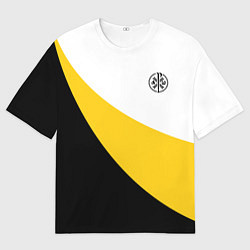 Мужская футболка оверсайз Сокрушу пред ним врагов его малый черный КЦК Никол