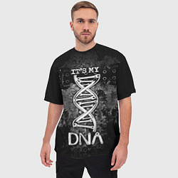 Футболка оверсайз мужская Its my DNA, цвет: 3D-принт — фото 2