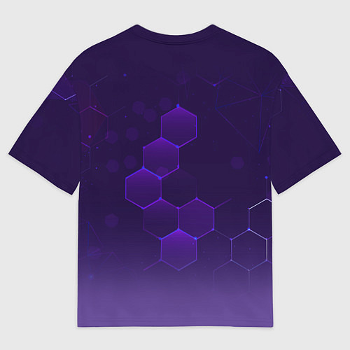 Мужская футболка оверсайз Mascot - Astro Bot / 3D-принт – фото 2