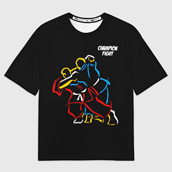 Мужская футболка оверсайз Champion fight