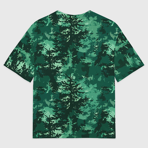 Мужская футболка оверсайз Шифровка маскировка - мат / 3D-принт – фото 2