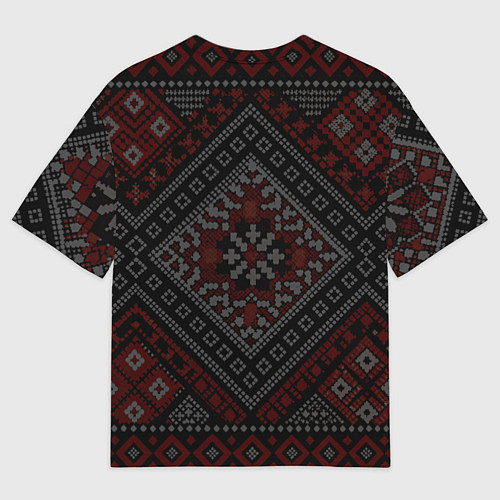 Мужская футболка оверсайз Слава роду воин / 3D-принт – фото 2