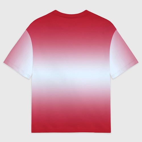 Мужская футболка оверсайз Gradient color / 3D-принт – фото 2