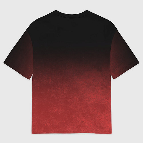 Мужская футболка оверсайз Scary famyli / 3D-принт – фото 2