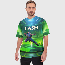 Футболка оверсайз мужская Lash Deadlock, цвет: 3D-принт — фото 2
