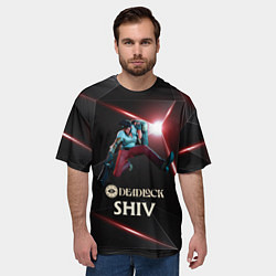 Футболка оверсайз мужская Shiv Deadlock, цвет: 3D-принт — фото 2