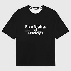 Футболка оверсайз мужская Friday Night Funkin logo, цвет: 3D-принт