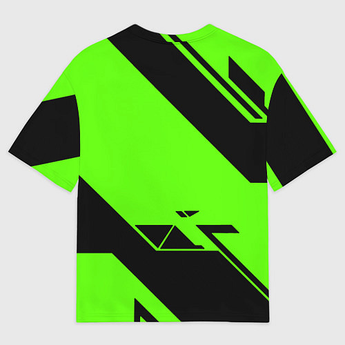 Мужская футболка оверсайз The Elder Scrolls geometry steel / 3D-принт – фото 2