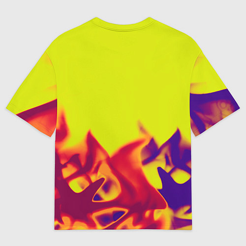 Мужская футболка оверсайз Starfield fire steel / 3D-принт – фото 2