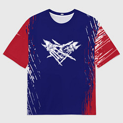 Мужская футболка оверсайз Velial squad кисть