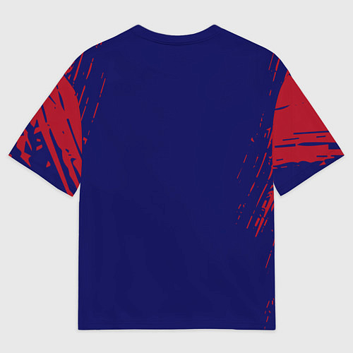 Мужская футболка оверсайз Velial squad abstract / 3D-принт – фото 2