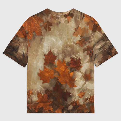 Мужская футболка оверсайз Юный тыквенный Джек / 3D-принт – фото 2