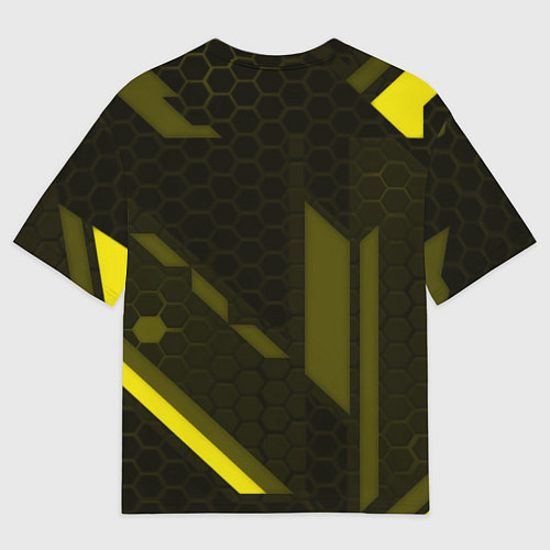 Мужская футболка оверсайз AEK fc geometry / 3D-принт – фото 2