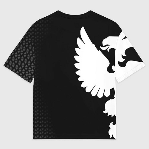 Мужская футболка оверсайз СССР паттерн орёл / 3D-принт – фото 2