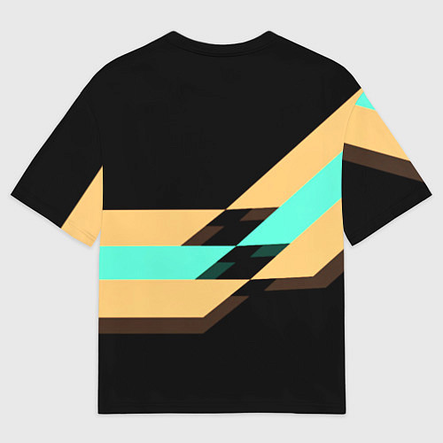 Мужская футболка оверсайз Borussia sport line / 3D-принт – фото 2