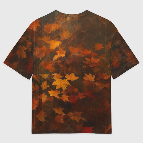 Мужская футболка оверсайз Медвежонок в кепке и шарфе / 3D-принт – фото 2