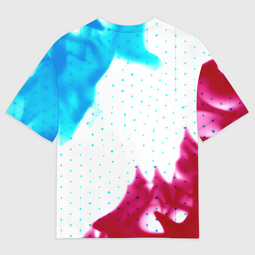 Мужская футболка оверсайз The Elder Scrolls flame / 3D-принт – фото 2