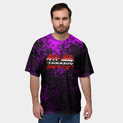 Футболка оверсайз мужская Tekken брызги красок, цвет: 3D-принт — фото 2