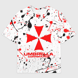 Мужская футболка оверсайз Resident evil - краска