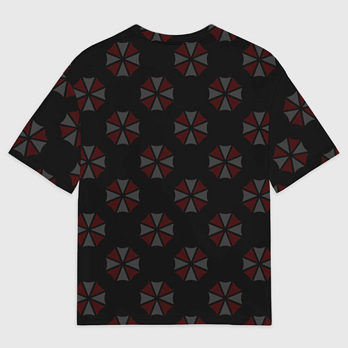 Мужская футболка оверсайз Resident evil - umbrella corporation / 3D-принт – фото 2