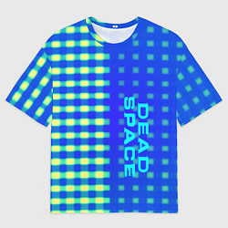 Футболка оверсайз мужская Dead space текстура айзека, цвет: 3D-принт