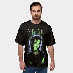 Футболка оверсайз мужская Goth girl - Beetlejuice, цвет: 3D-принт — фото 2