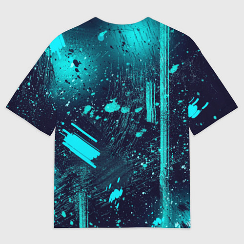 Мужская футболка оверсайз Годжо Сатору в виде ковбоя / 3D-принт – фото 2