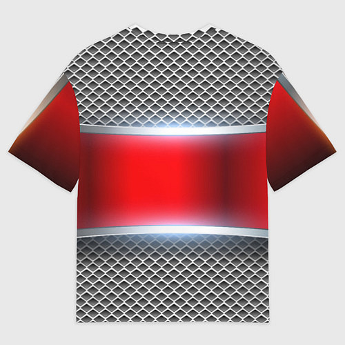 Мужская футболка оверсайз Nissan авто текстура / 3D-принт – фото 2