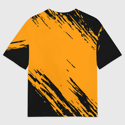 Мужская футболка оверсайз Black desert краски абстракция / 3D-принт – фото 2