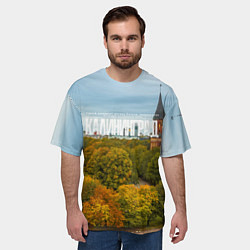 Футболка оверсайз мужская Калининград янтарная столица, цвет: 3D-принт — фото 2