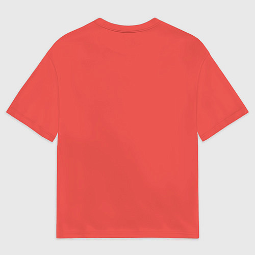 Мужская футболка оверсайз Новогодняя змея с бокалом шампанского / 3D-принт – фото 2