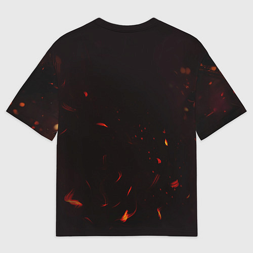 Мужская футболка оверсайз Терминатор зеро постер / 3D-принт – фото 2