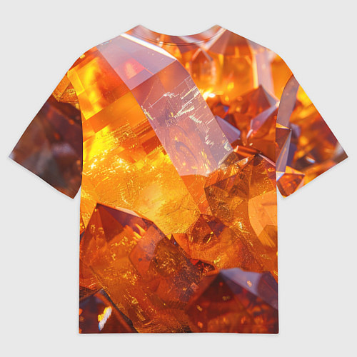 Мужская футболка оверсайз Драгоценный камень / 3D-принт – фото 2