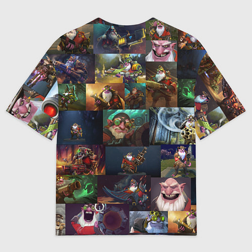 Мужская футболка оверсайз Sniper Dota 2 / 3D-принт – фото 2