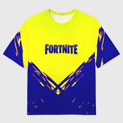 Футболка оверсайз мужская Fortnite краски абстракция, цвет: 3D-принт