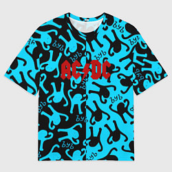 Мужская футболка оверсайз ACDC mem party