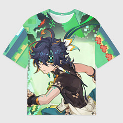 Футболка оверсайз мужская Kinich Genshin Impact, цвет: 3D-принт