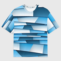 Мужская футболка оверсайз Geometry line