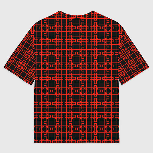 Мужская футболка оверсайз Китайский фонарик / 3D-принт – фото 2