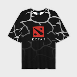 Мужская футболка оверсайз DOTA2 земля