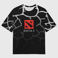 Футболка оверсайз мужская DOTA2 земля, цвет: 3D-принт