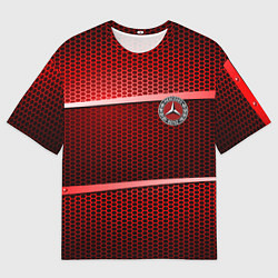 Футболка оверсайз мужская BMW metal texture, цвет: 3D-принт